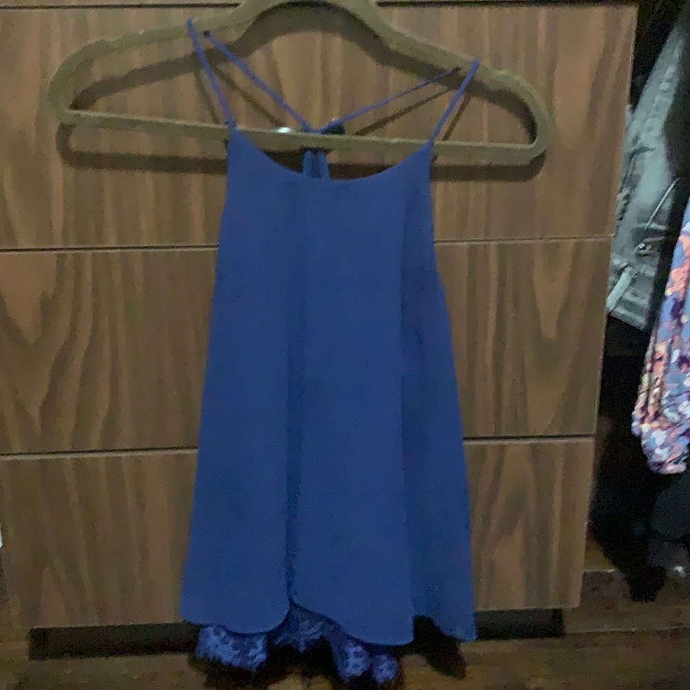 Racer back blouse